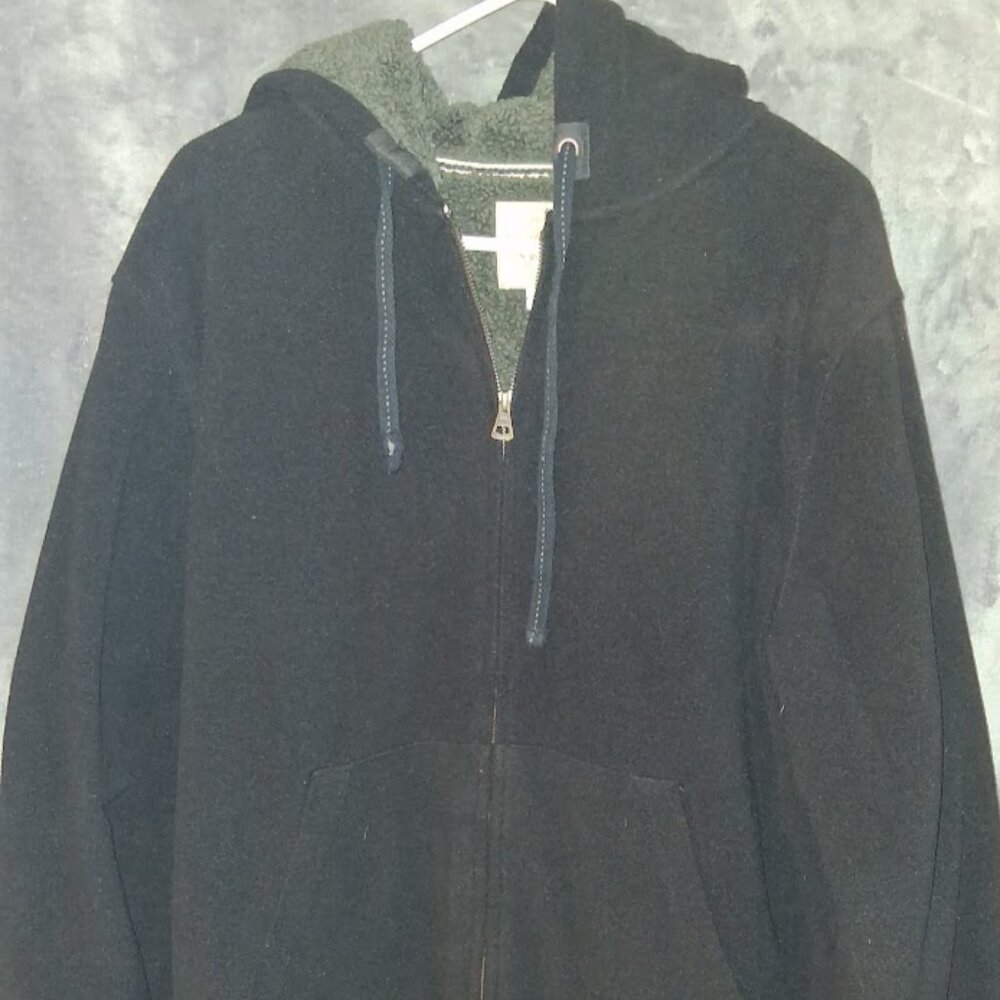 Weatherproof Vintage Men's Fleece Lined Hoodie Full Zip Jacket